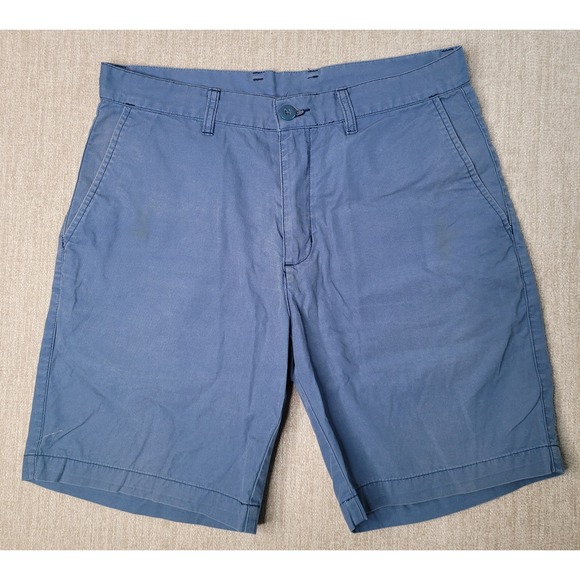 Patagonia Other - Patagonia Mens Chino Style Walking Shorts Flat Front Size 30 Blue